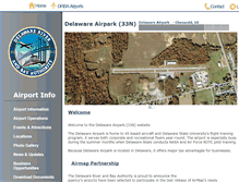 Tablet Screenshot of delawareairpark.com